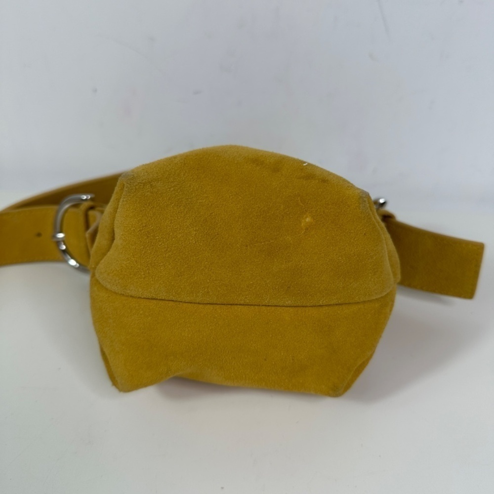 Urban Outfitters Mustard Suede Micro Bag With Straps Crossbody - Picture 6 of 12